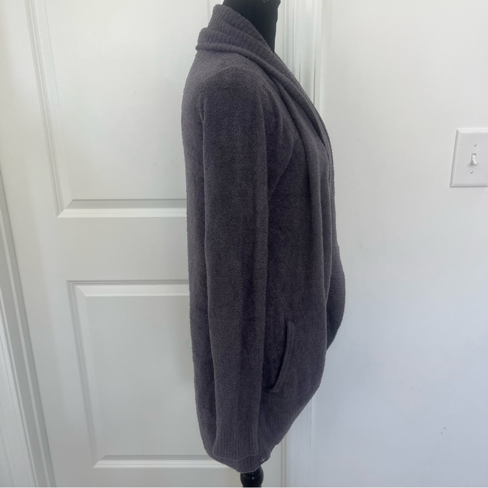 Barefoot Dreams CozyChic Lite® Circle Cardigan Sz M Purple - Picture 3 of 6